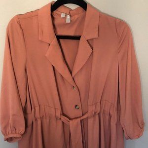 Oversized shirt dress - Mauve color!